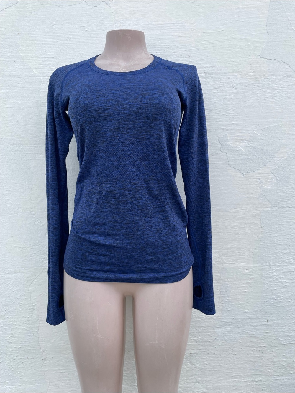 lululemon athletica Long-Sleeve Crew in Deep Navy Heather